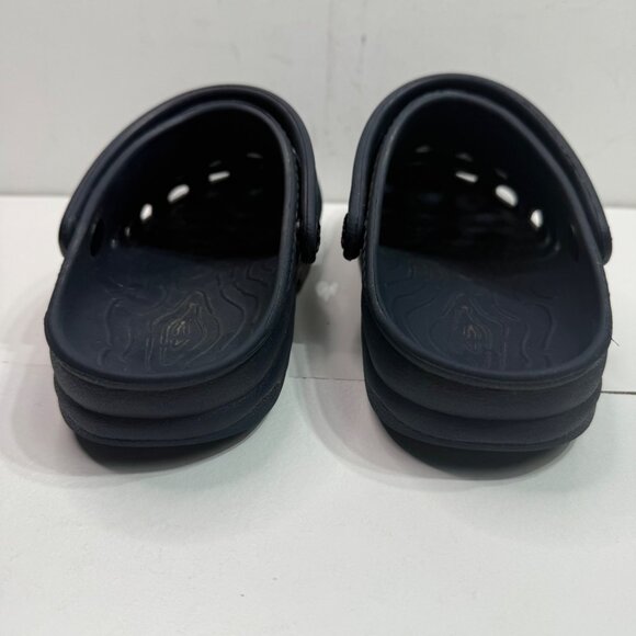 L.L.Bean Mens Size M 10 Navy Clogs with sport strap Made In China - Picture 3 of 8